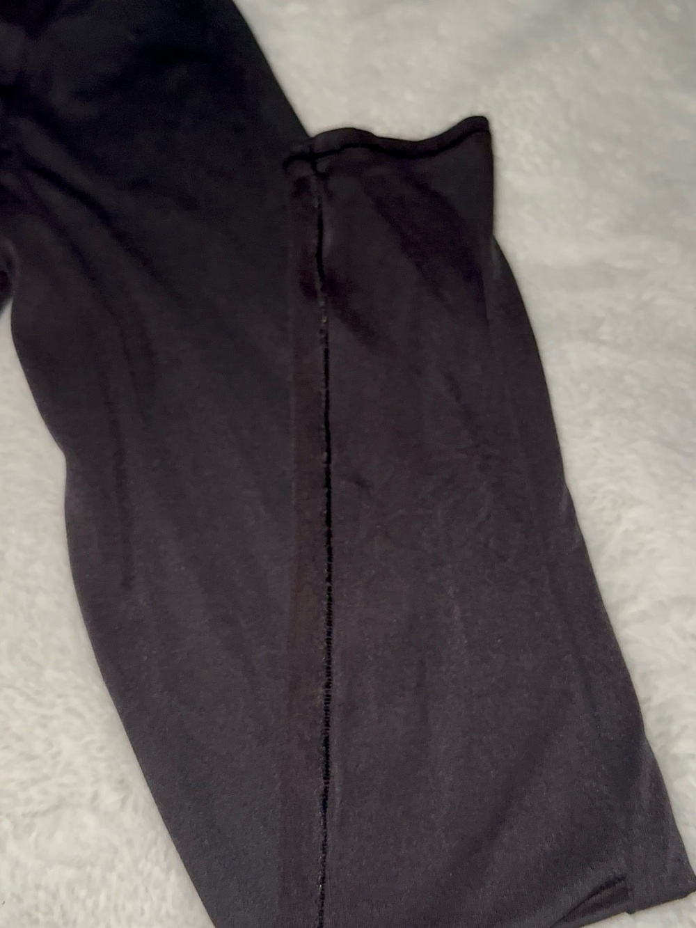 Wundermost Ultra-Soft Nulu Square-Neck Long-Sleeve Bodysuit Black - Picture 5 of 8